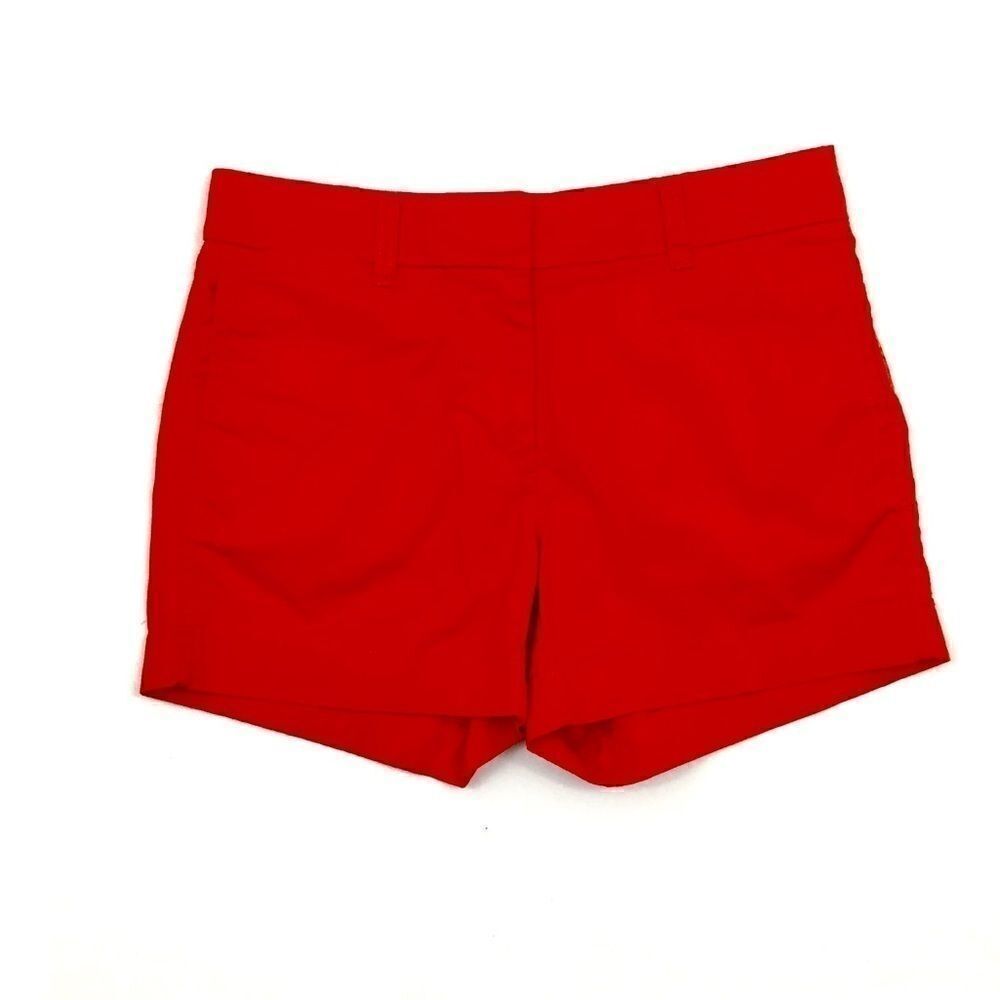** J.Crew ** Bright orange chino shorts